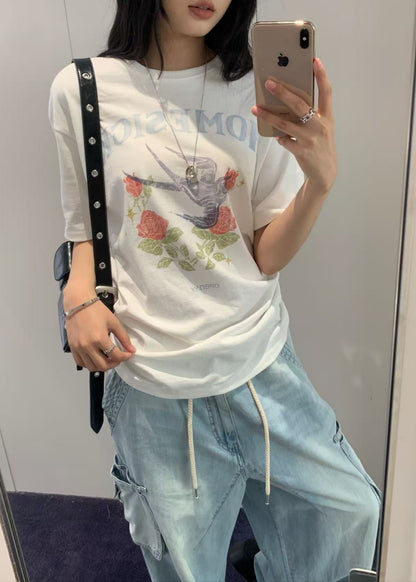 Rose & Swallow Tee