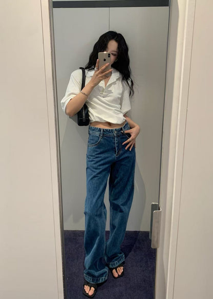Straight Fit Denim