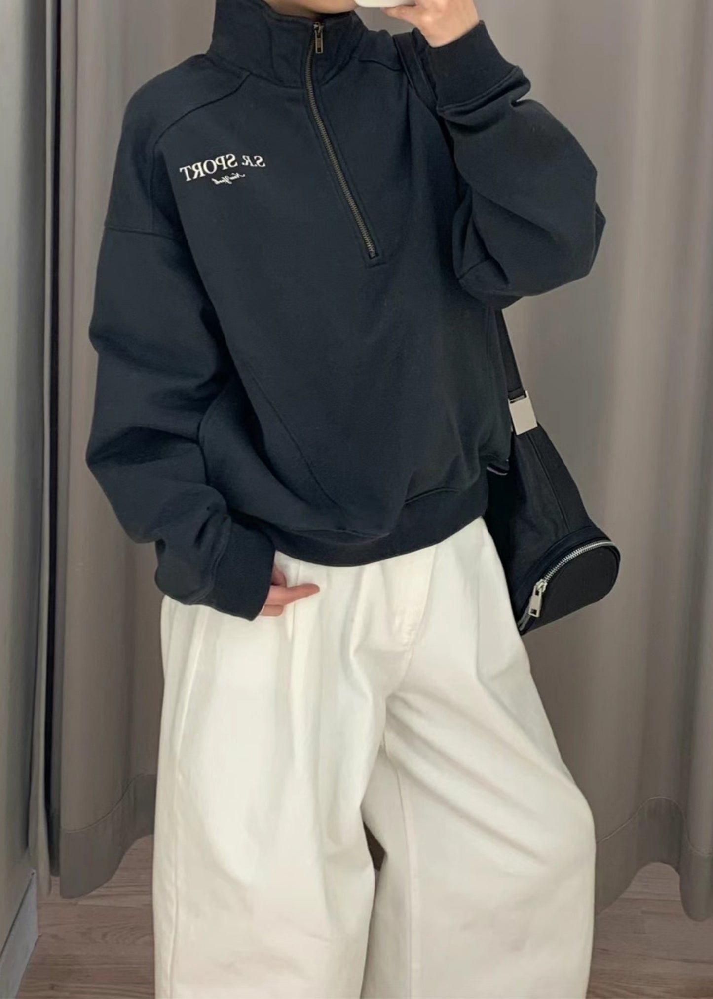 S.R. Sport Quarter Zip Sweatshirt