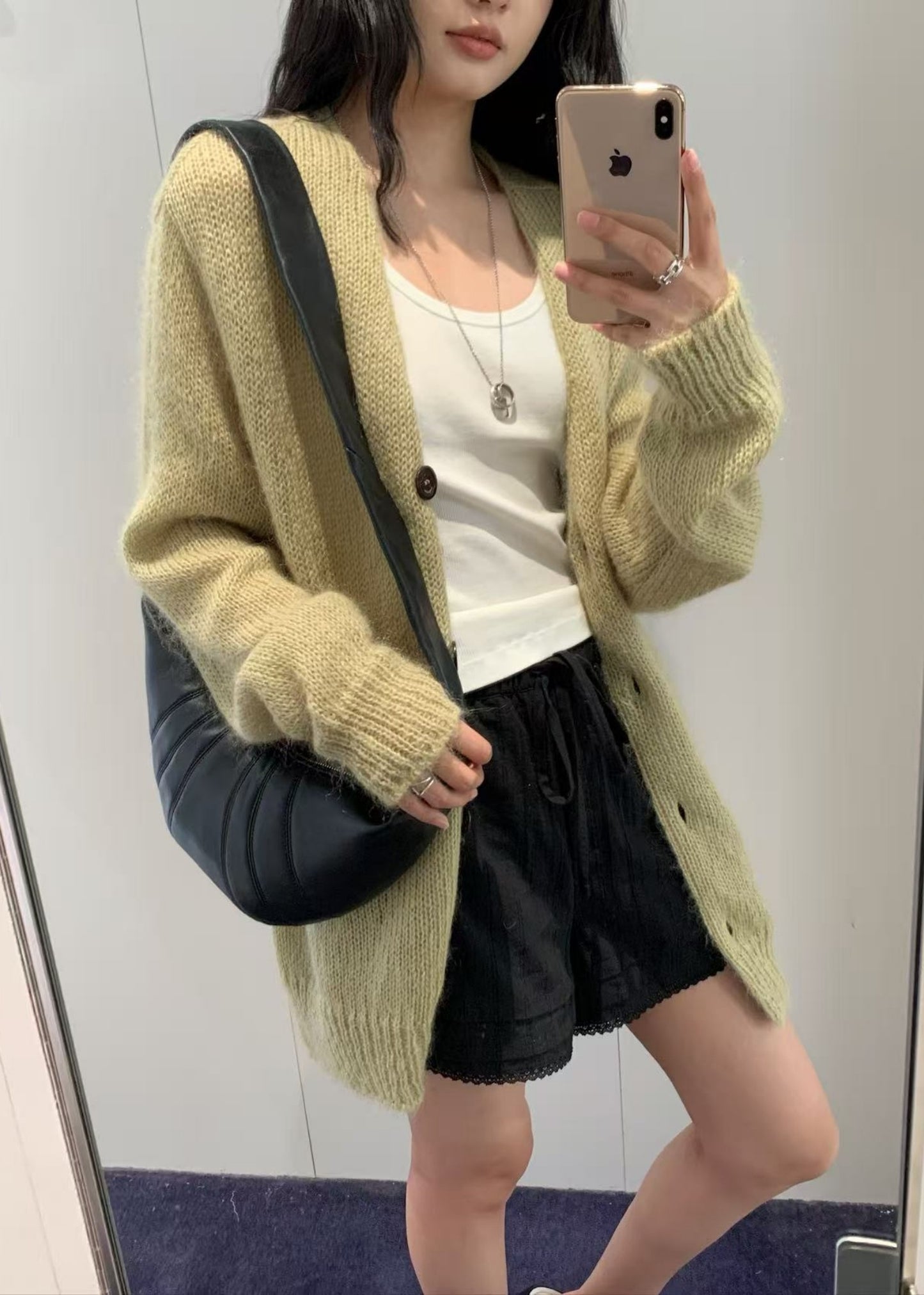 Oversized Mohair Cardigan