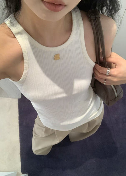 Metal Sleeveless Top