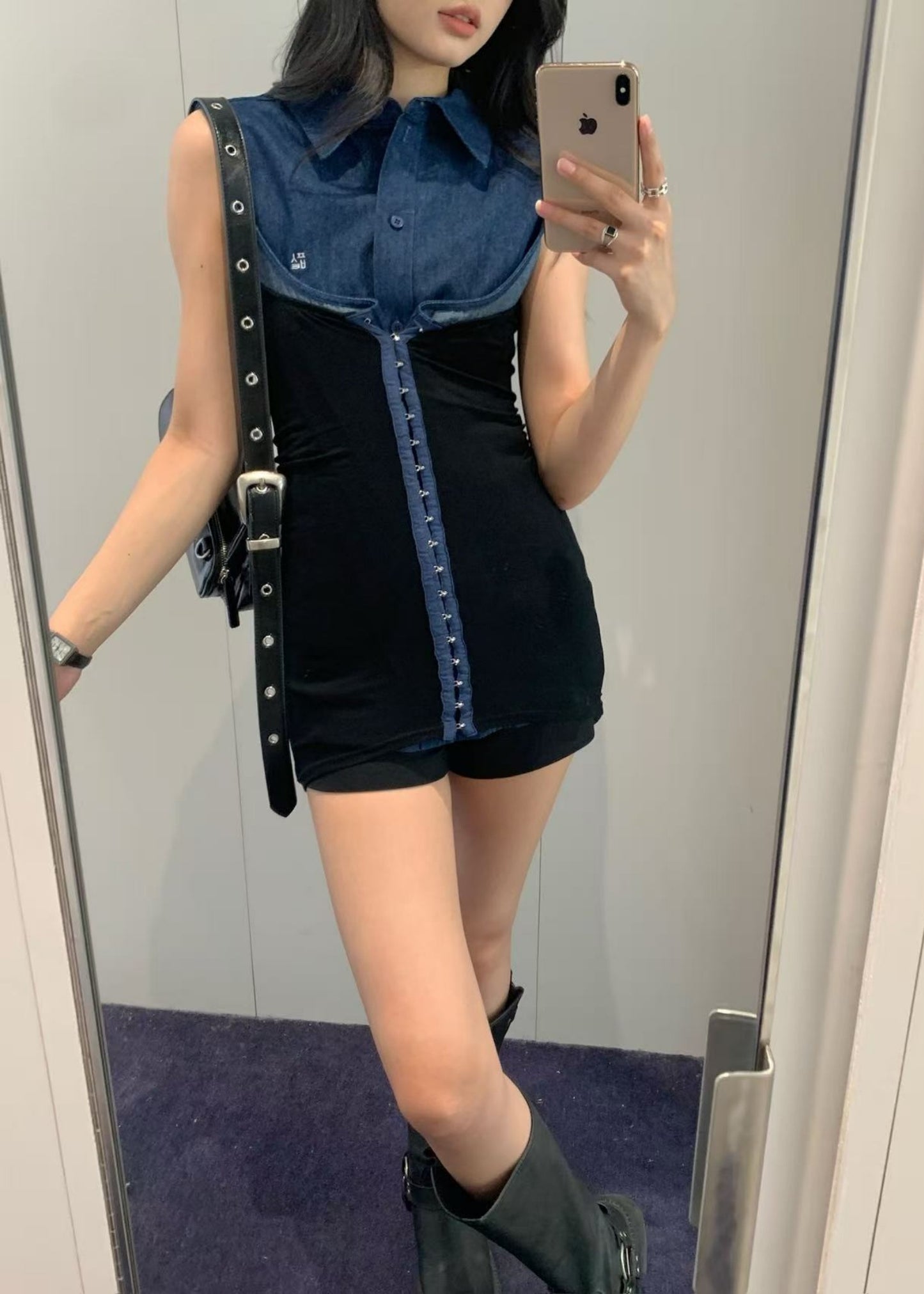 Side Hook Wrap Shirt