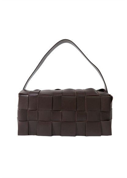 Woven Envelope Slim Tote