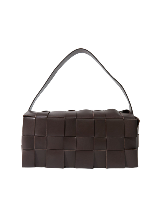 Woven Envelope Slim Tote