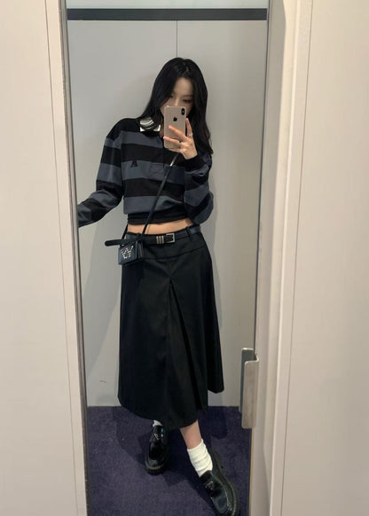 Stripe Trim Rugby Shirt
