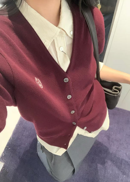 Essential Logo Knit Cardigan