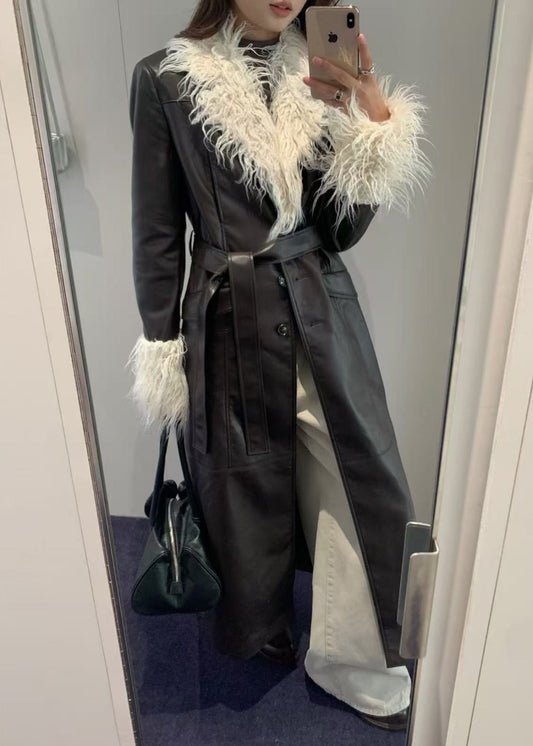 Detachable Faux Fur Leather Jacket