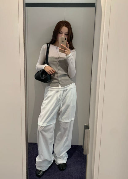 Nylon Layered Pants