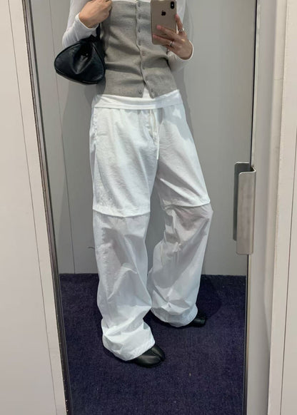 Nylon Layered Pants