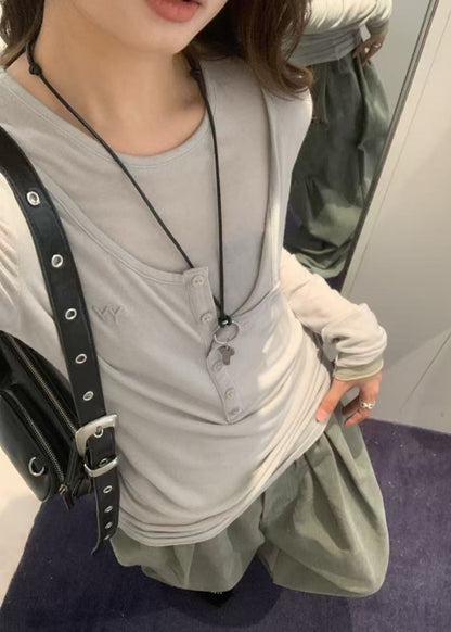 Layered Henley Tee