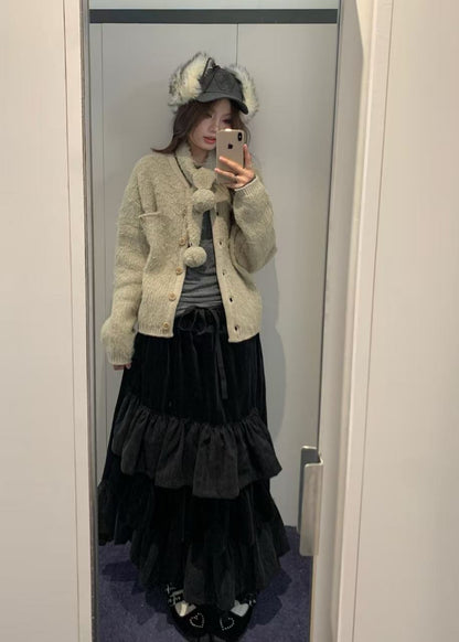 Shaggy Cardigan Jacket