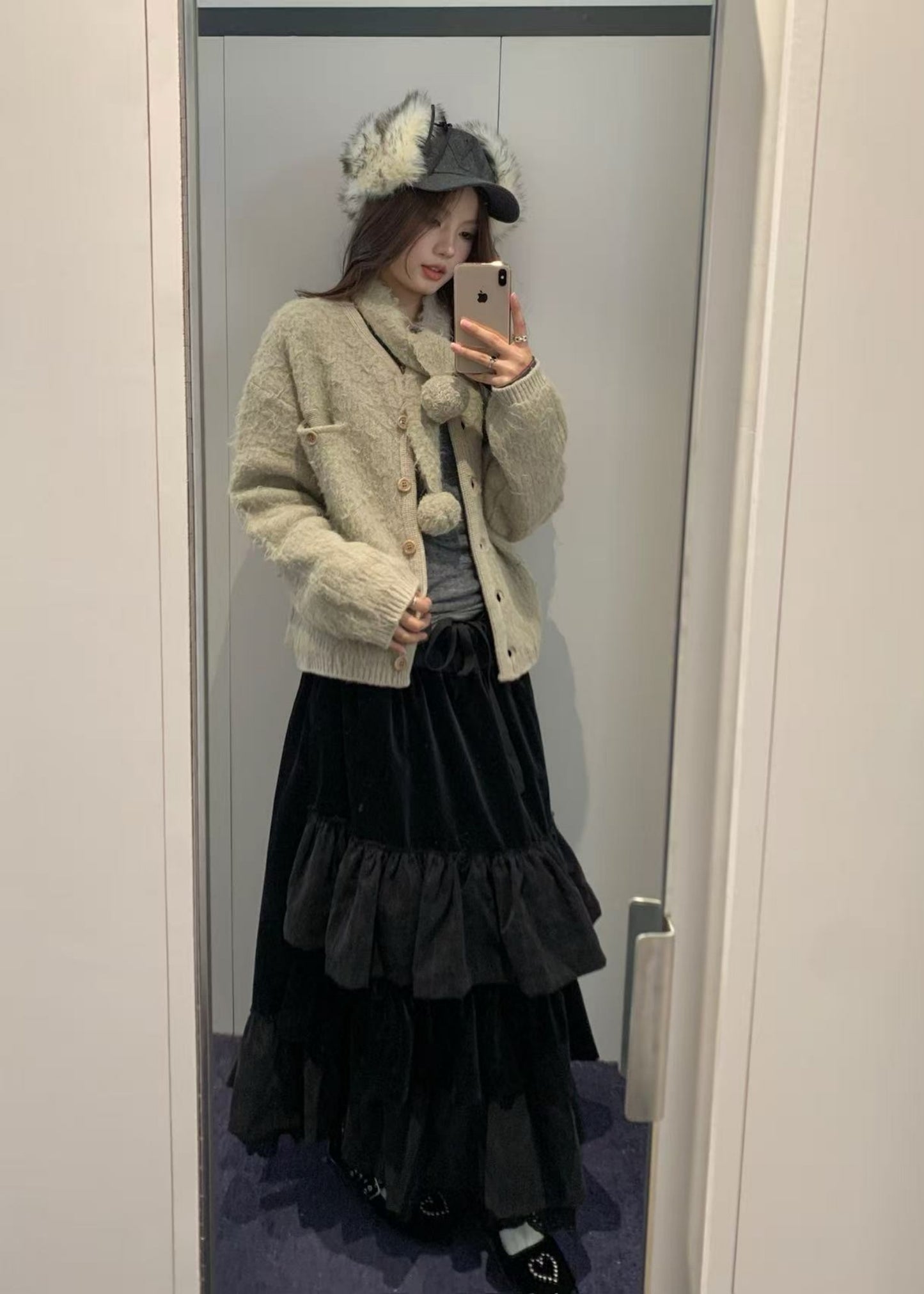 Shaggy Cardigan Jacket