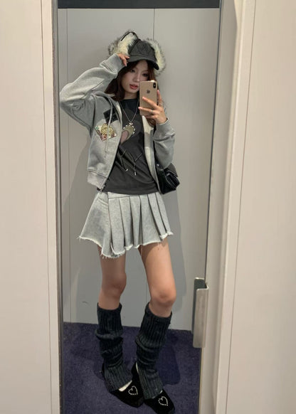 Argyle Patched Hoodie