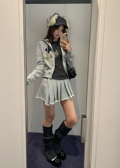 Argyle Patched Hoodie