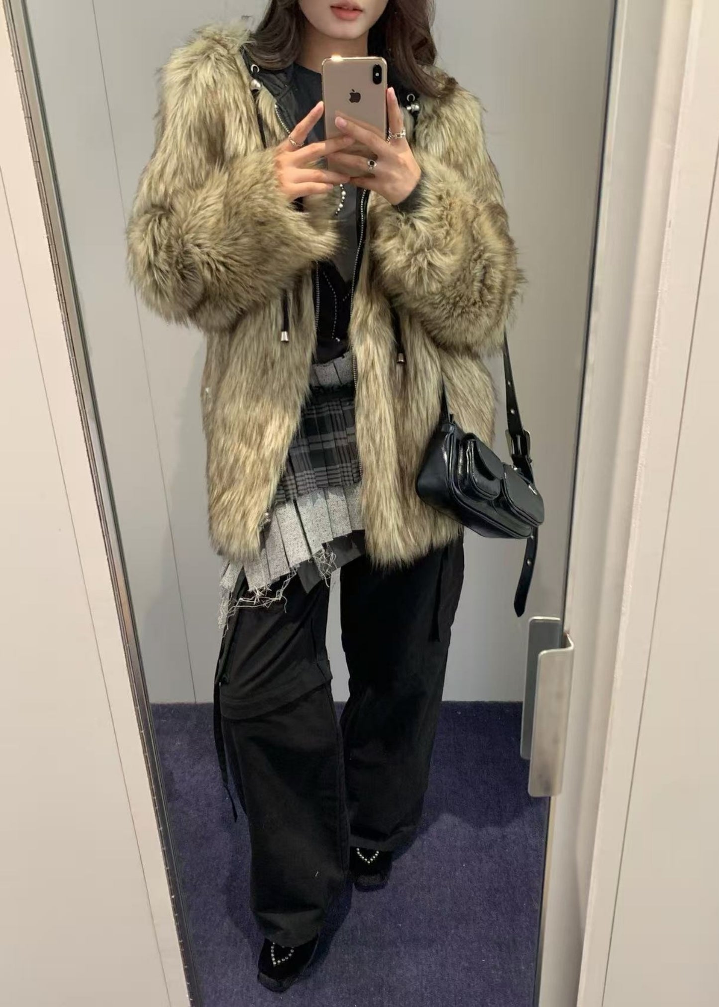 Reversible Faux Fur Jacket