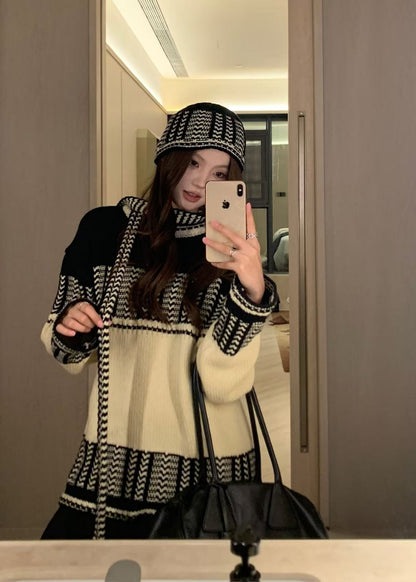 Jacquard Knit Beanie
