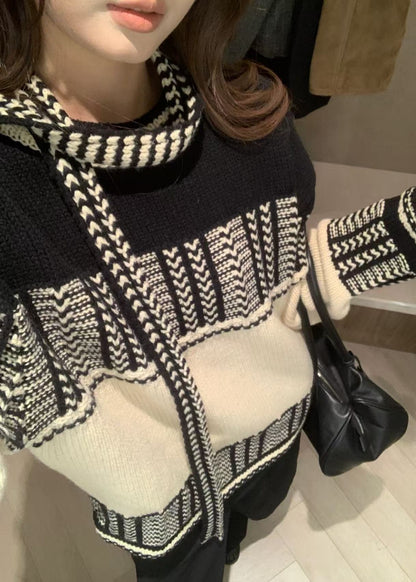 Jacquard Slim Muffler