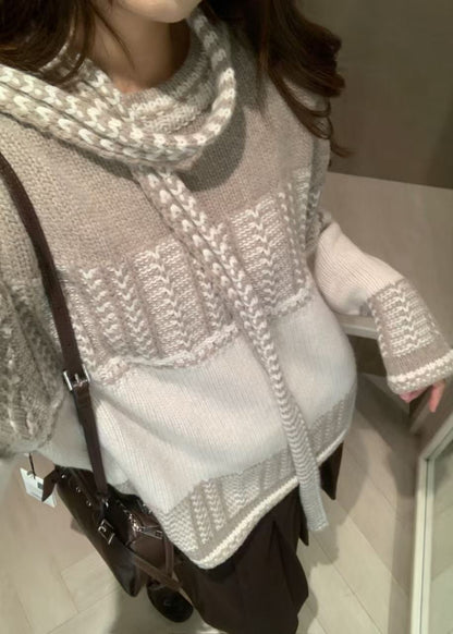 Jacquard Slim Muffler