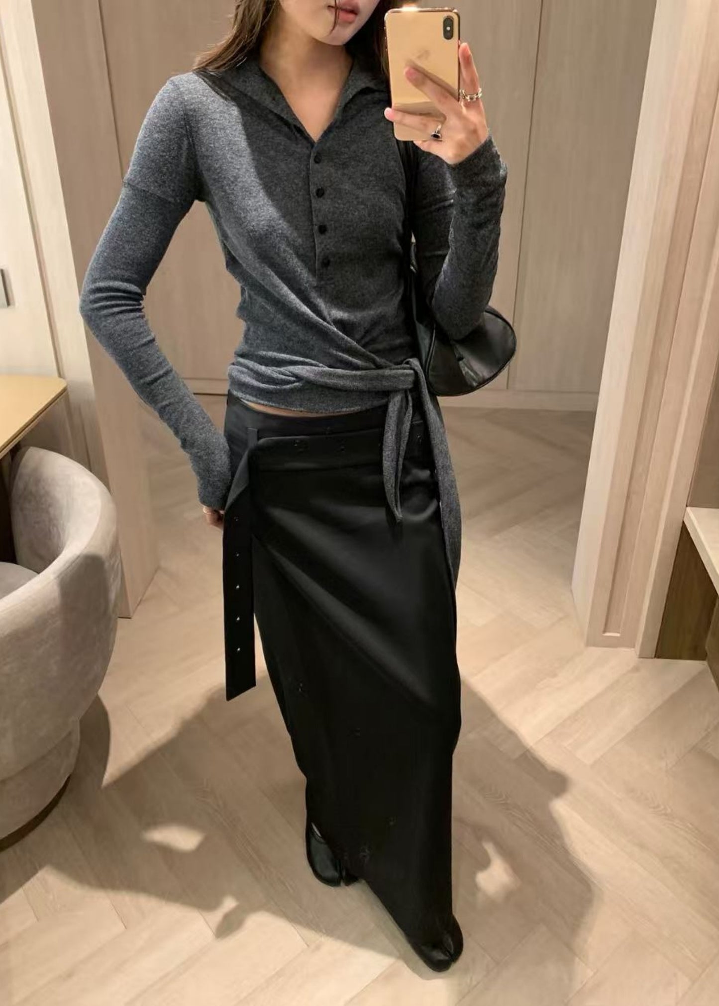 Belted Maxi Skirts