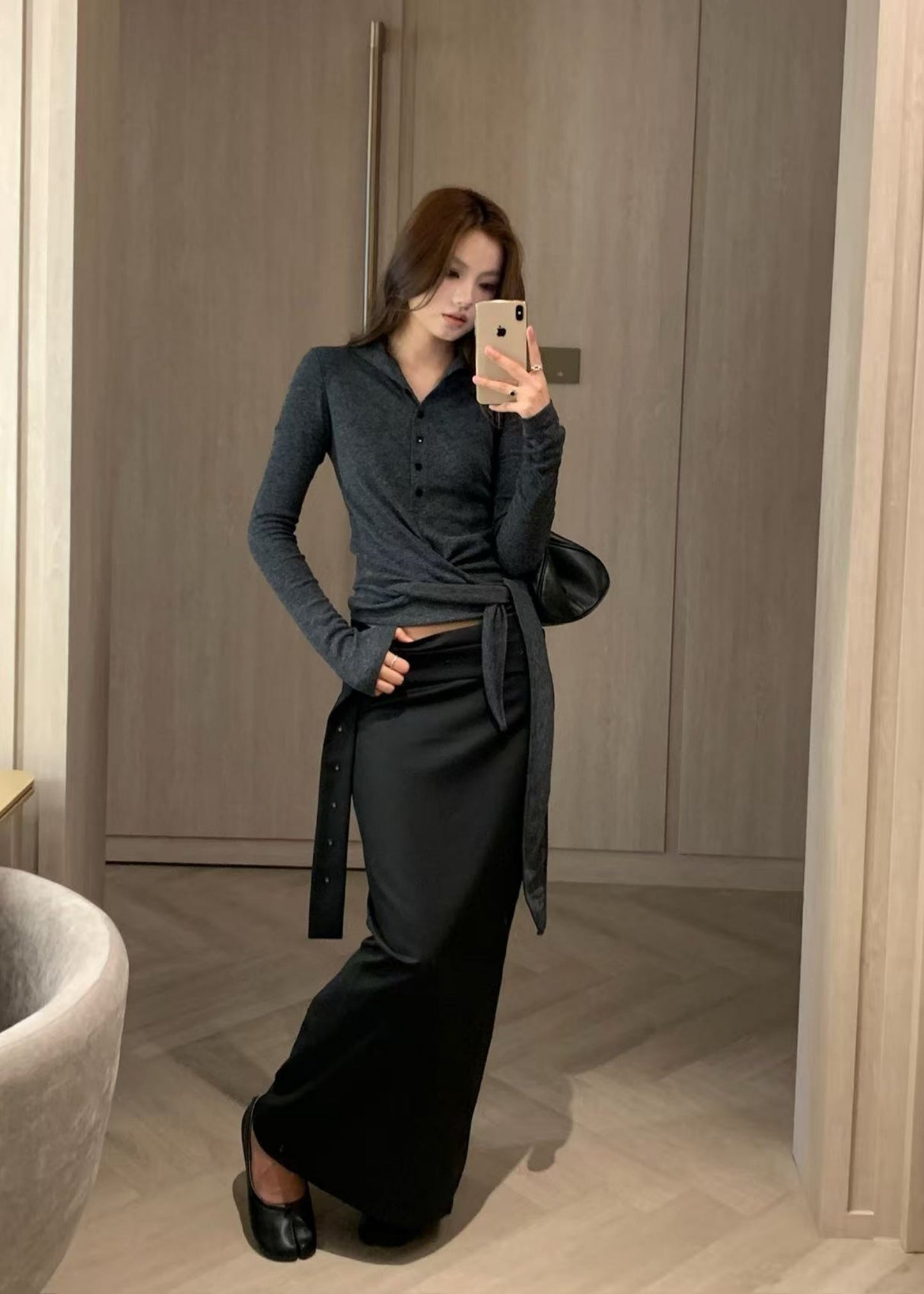 Belted Maxi Skirts