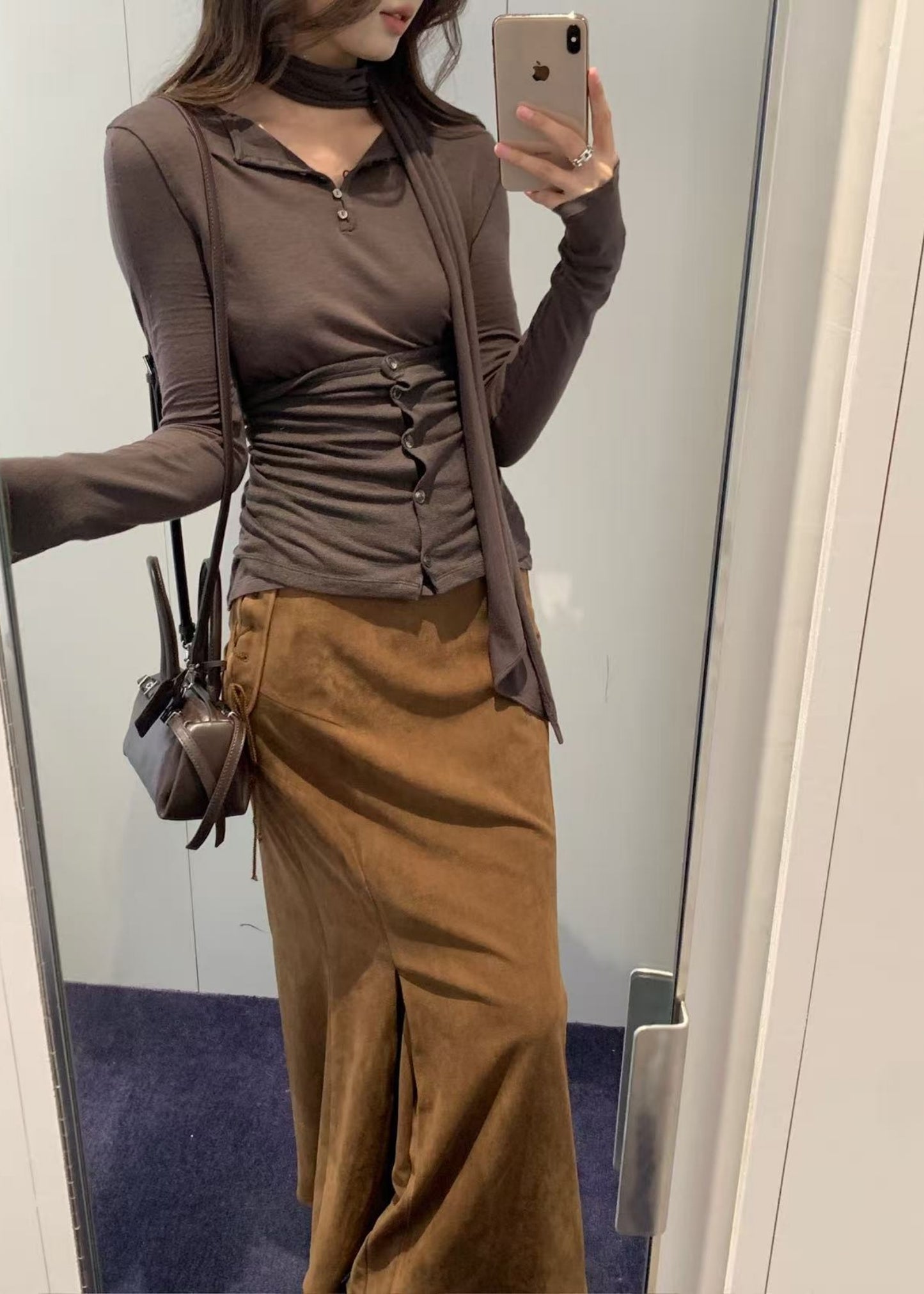 Button-back Tube Top