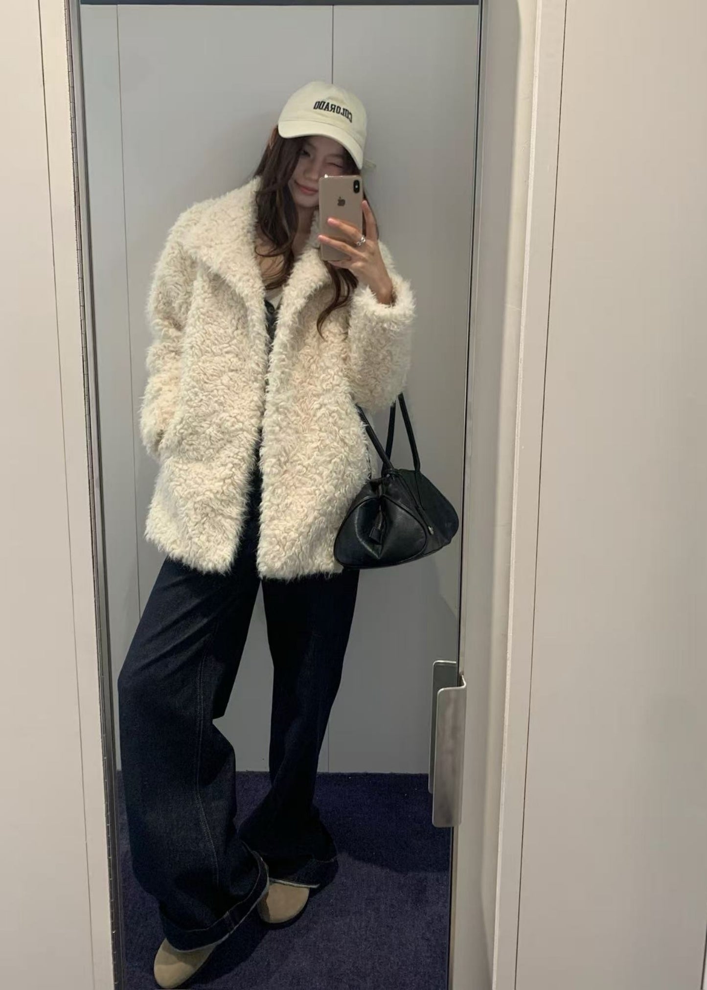 Vegan Fur Half Jacket