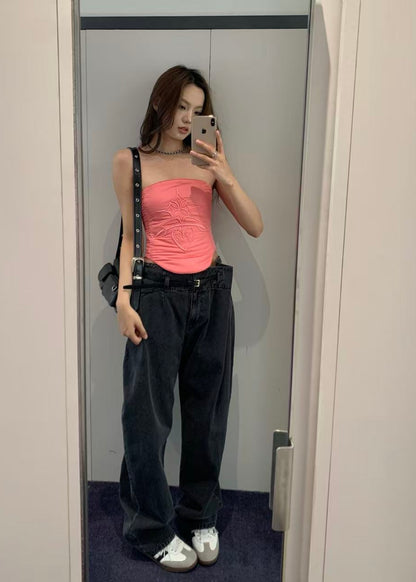 Padded Emblem Bustier