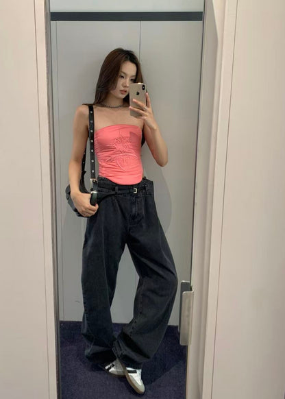 Padded Emblem Bustier