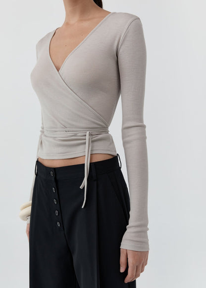 Baby Wool Wrap Top