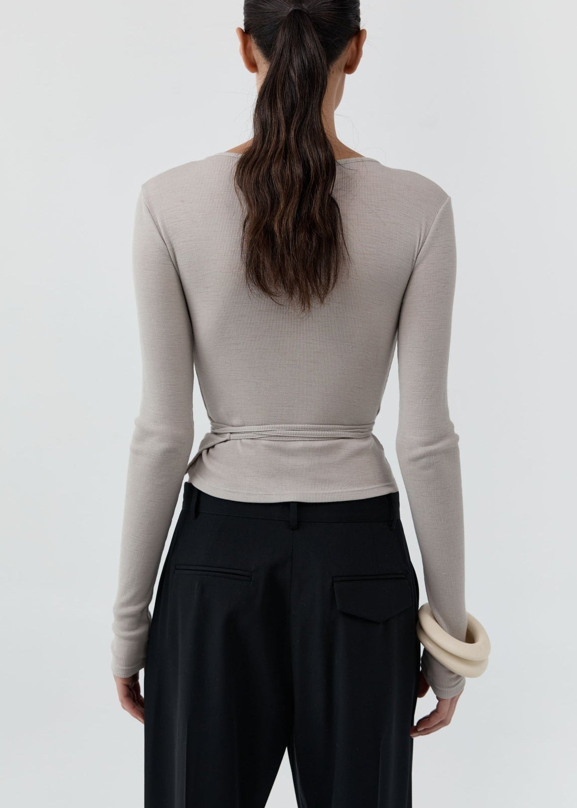 Baby Wool Wrap Top