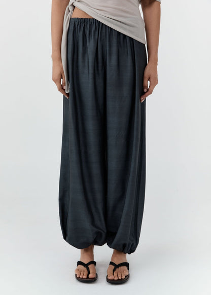 Silk Adjustable Balloon Pants