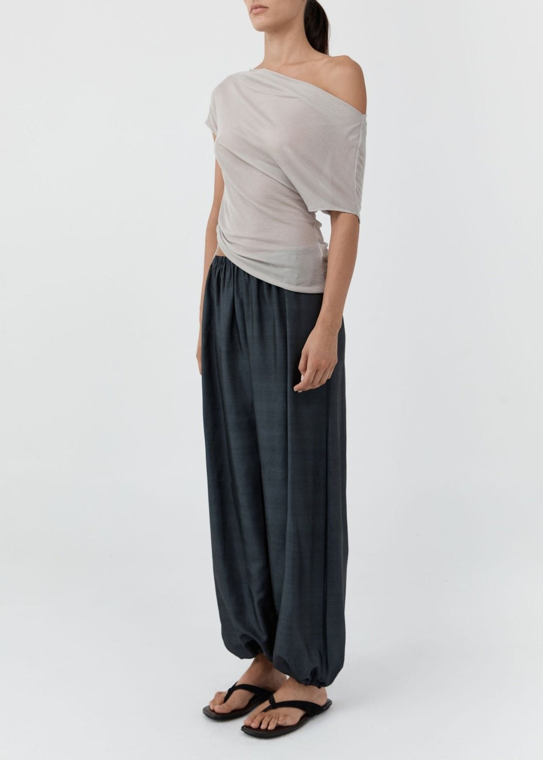 Silk Adjustable Balloon Pants