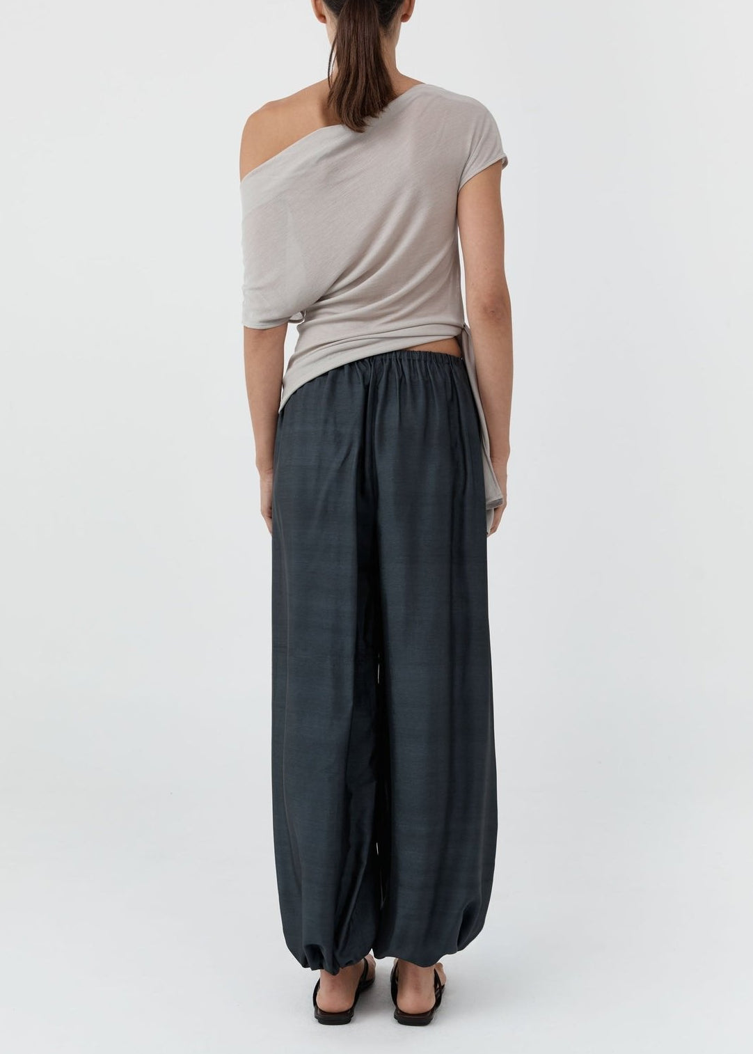 Silk Adjustable Balloon Pants