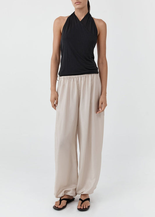 Silk Adjustable Balloon Pants