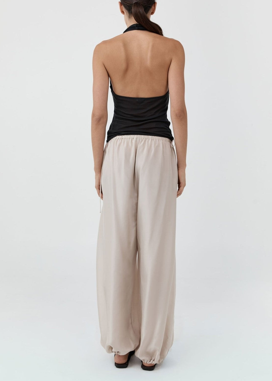 Silk Adjustable Balloon Pants
