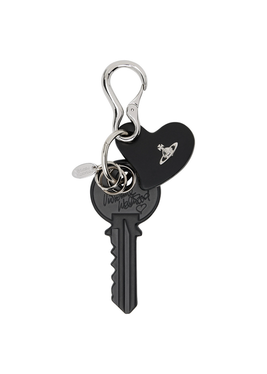 Key And Heart Keyring