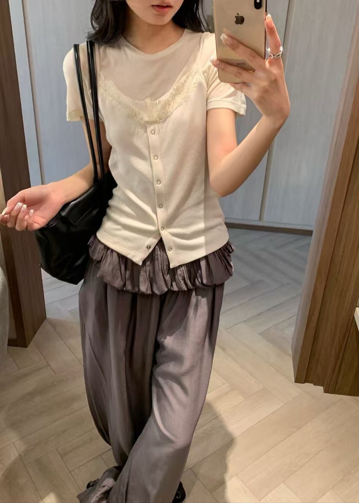 Slip Layered T-shirt