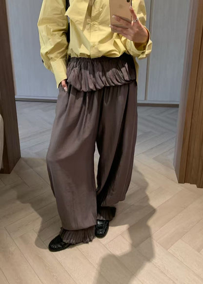Pleat Balloon Pants
