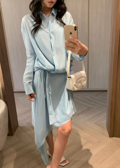Asymmetrical Shirt Dress