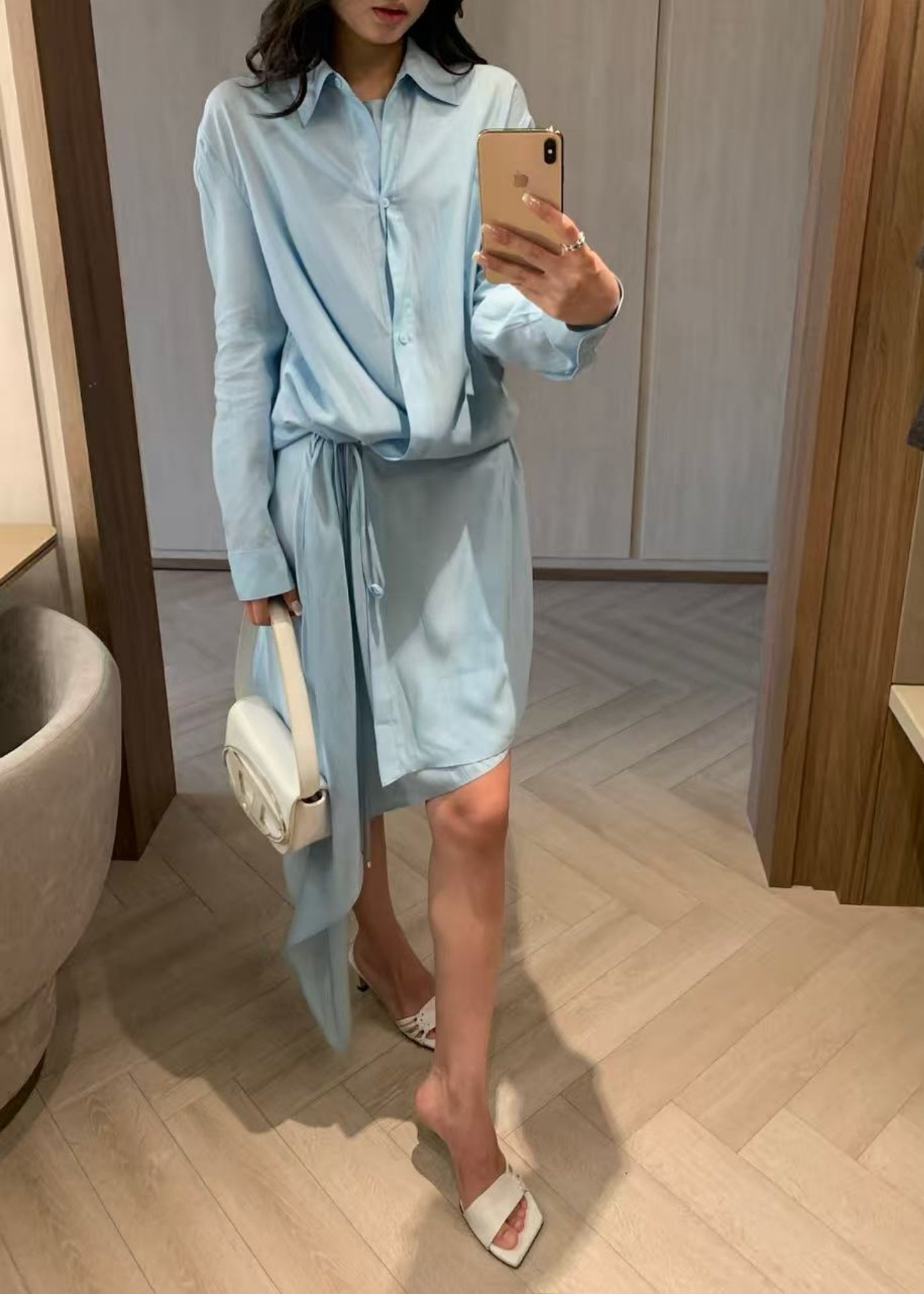 Asymmetrical Shirt Dress