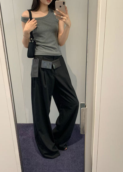 Curved Silhouette Pants