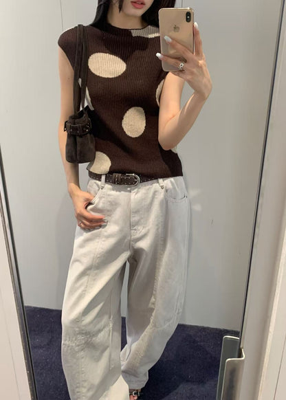 Ribbed Dot Top