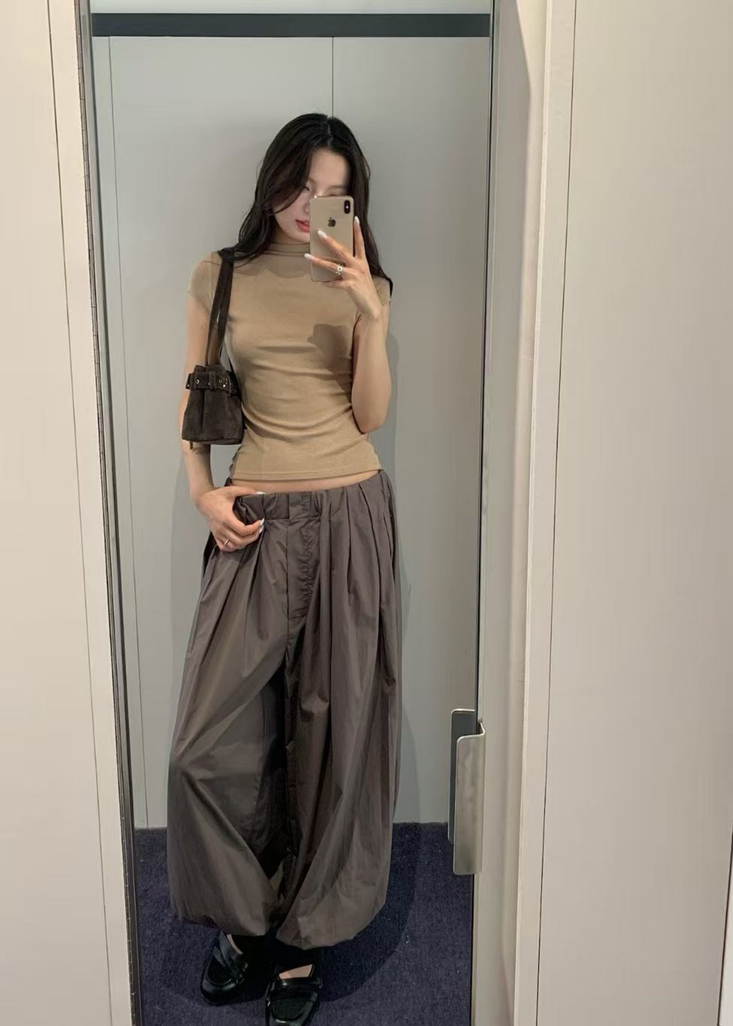 Over Gathered Pants