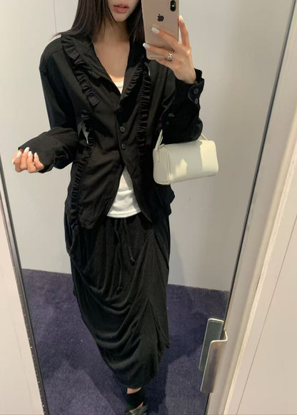 Slit Crinkled Jacket