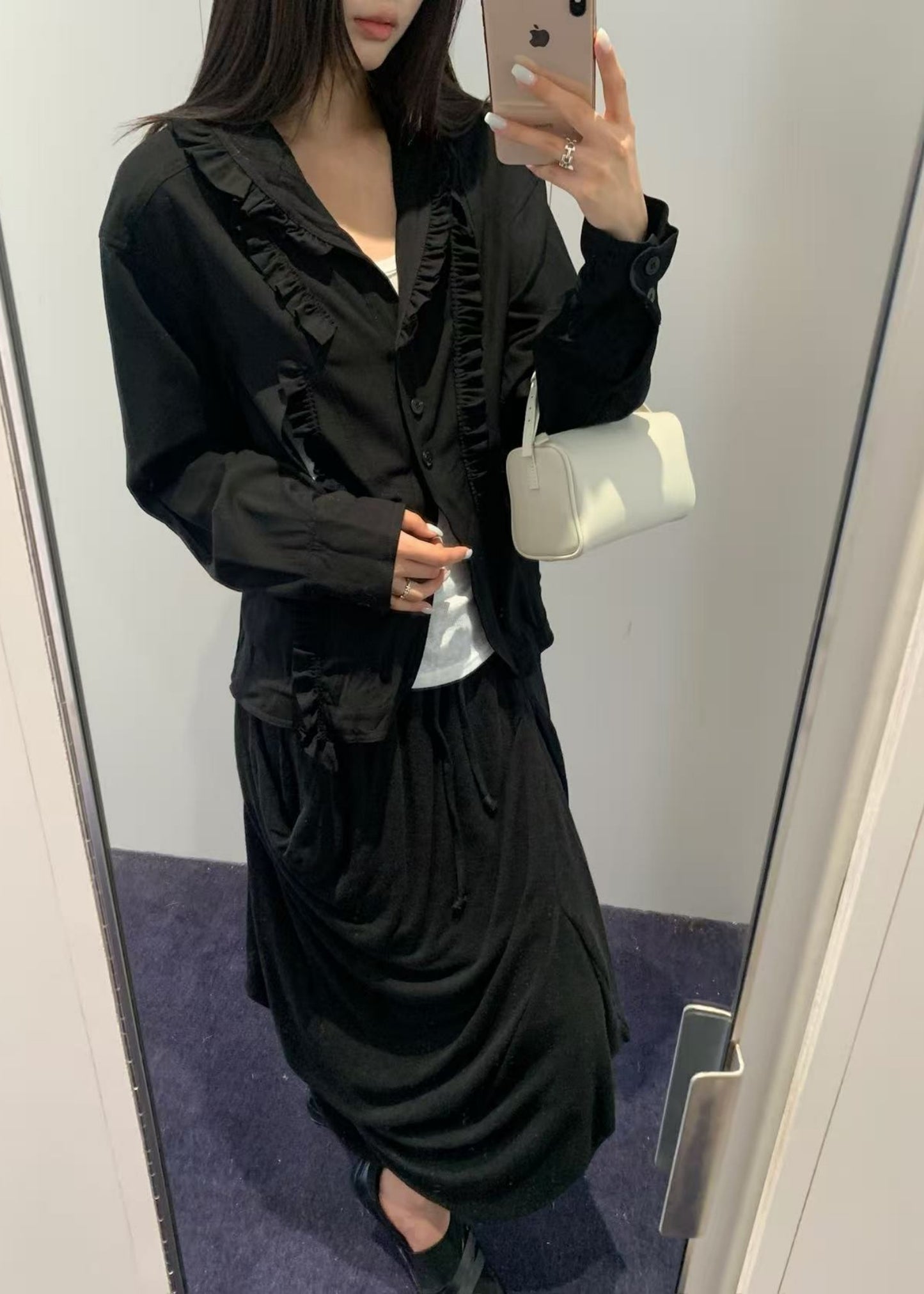 Slit Crinkled Jacket