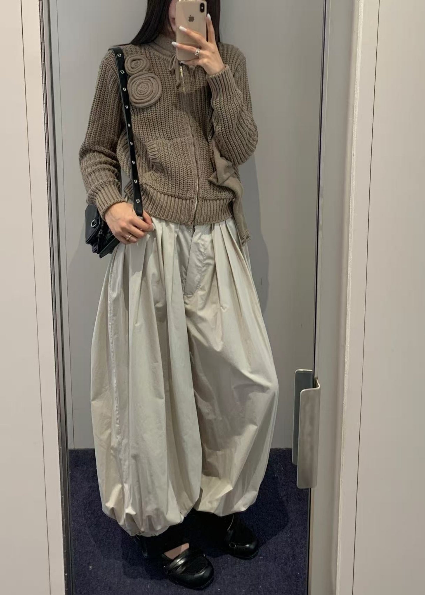 Over Gathered Pants