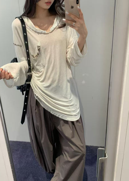 Hook Henley Stitch Top