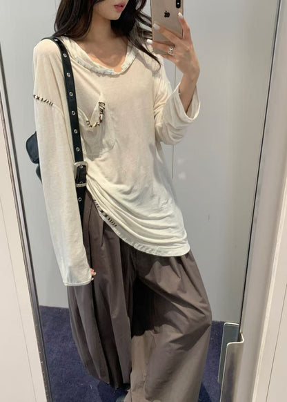 Hook Henley Stitch Top