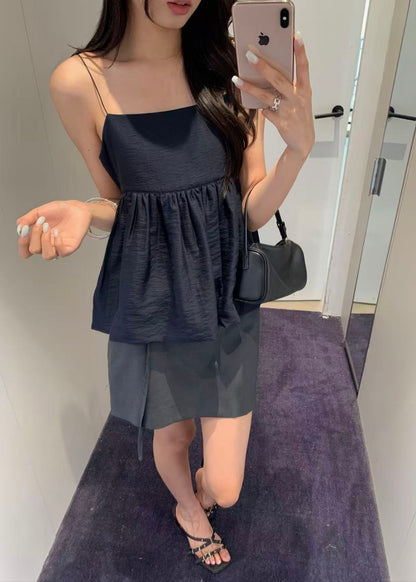 Flared Bustier Blouse