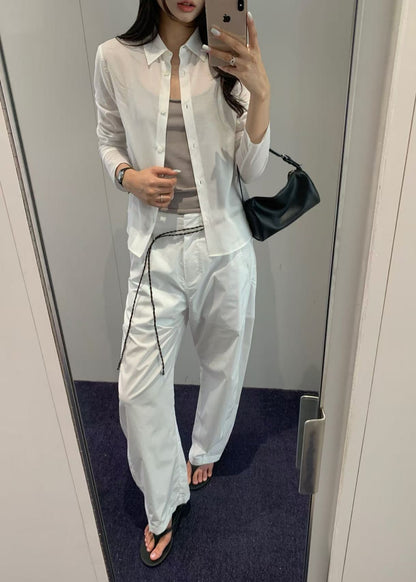 Sheer Slim Shirt